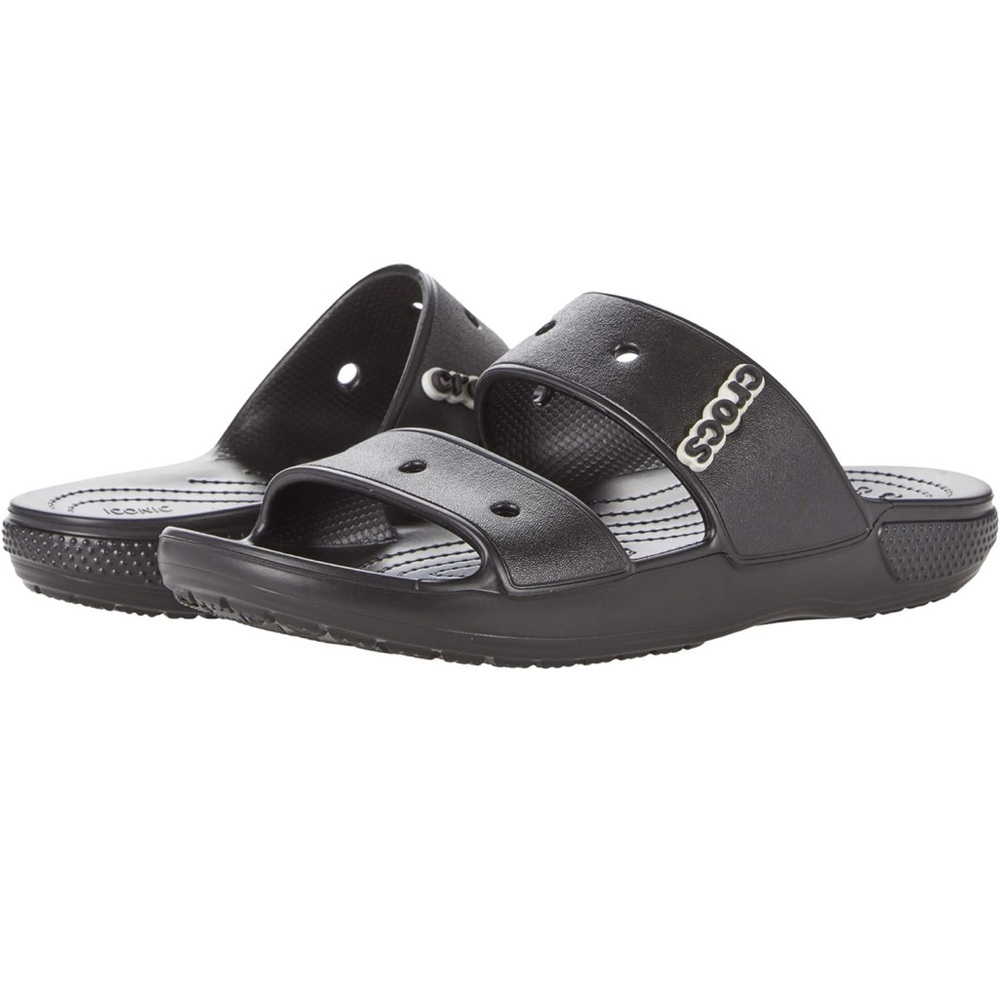 Crocs Classic Black Slide Sandals